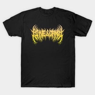 Fine & Dandy Metal Band Shirt YELLOW T-Shirt